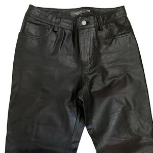 Vintage Y2K Gap Women’s Leather Bootcut Pants Size 6